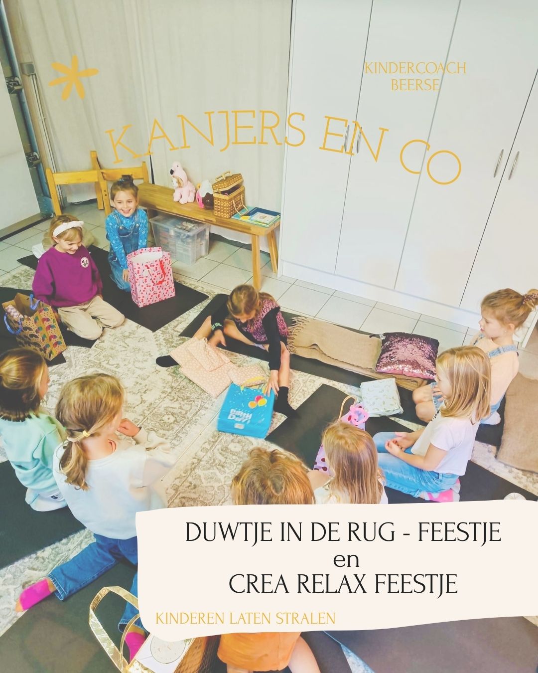 Verjaardagsfeestje crea relax